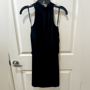 White House Black Market black halter dress. Size M.